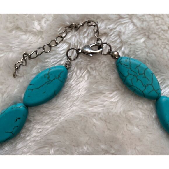Cookie Lee Turquoise Necklace & Bracelet Set - Picture 5 of 7